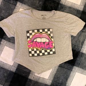 On Fire Crop Top